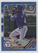 2019 Bowman Chrome Prospects Blue Refractor 19/150 Julio Pablo Martinez uk2