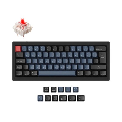 Keychron Q4 QMK Carbon Black RGB 60% ISO UK Gateron Red