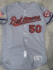 Baltimore Orioles Game Used/worn Stars N Stripes Jersey Miguel Castro 