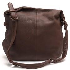 genten Shoulder bag genten 40440 Cervo Deer skin Deerskin Shibo leather leather