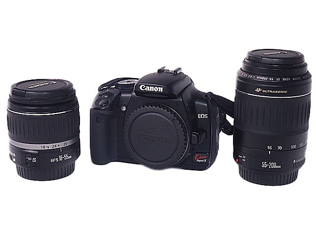 キャノンEOSKissDigital X EF-S18-55 II USMKit Canon EOS KISS Digital N Black Body EF-S 18-55Ⅱ USM kit | eBay