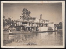 Murray Shipping P S Gem river steamer Australia photo ca 1920s