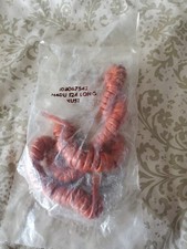 Vtg Phone Western Electric Modular Spring Cord Orange H4DU NOS Untested S7