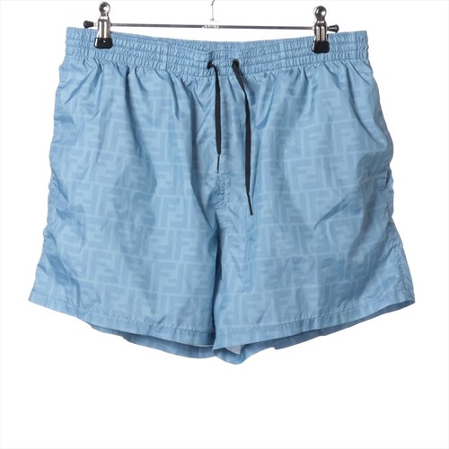 Fendi ZUCCa 23 years Nylon x Polyurethane Swim Pants 50 Men's Blue FXB077 Hardw