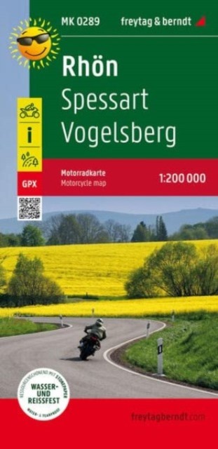 Rhon Mountains - Spessart - Vogelsberg 1:200 000 by Freytag-Berndt