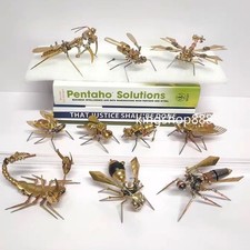 Mini Model 3D Metal Puzzle Mechanical Insect Toy Finished Product/Assembly Kit