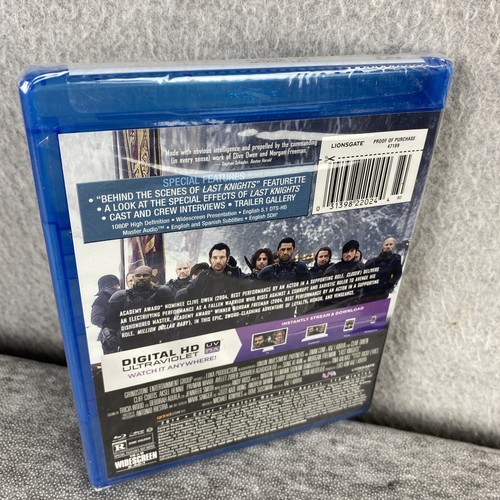 Last Knights Blu-Ray + Digital** NEW SEALED ✅ - Picture 2 of 5
