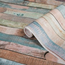 d-c-fix Klebefolie Rio Buntes Holz Möbelfolie Selbstklebend Dekor 200 x 67,5 cm