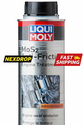 Liqui Moly MoS2 Anti-Friction Engine Oil Additive 300ml Motor Treatment Universa
