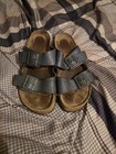 Birkenstock Gray Pebbled Leather Sandals 10M — photo 1