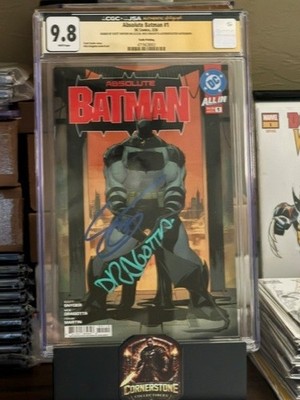 ABSOLUTE BATMAN #1 Signed NICK DRAGOTTA & SNYDER _CGC/JSA 9.8 - 10th PRINT