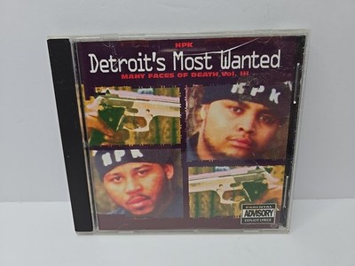 Many Faces of Death Vol III by Detroit's Most Wanted (CD, 1993) Gangsta Hip Hop