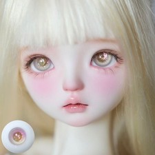 1/3 1/4 1/6 1/8 1/12 Gold Flash Eyes Shiny Doll"s Eyeballs For BJD Doll