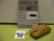  Axis  Allies Miniatures EASTERN FRONT Jagdpanzer IV/70 with card 35/60 