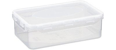 plast team Frischhaltedose Airtight 1,3 Liter transparent/weiß