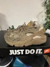 Nike Air Huarache Camo 2018 AT6156 200 Men’s Size 12 Brown / Tan