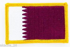 PATCH ECUSSON BRODE DRAPEAU QATAR INSIGNE THERMOCOLLANT NEUF FLAG PATCHE
