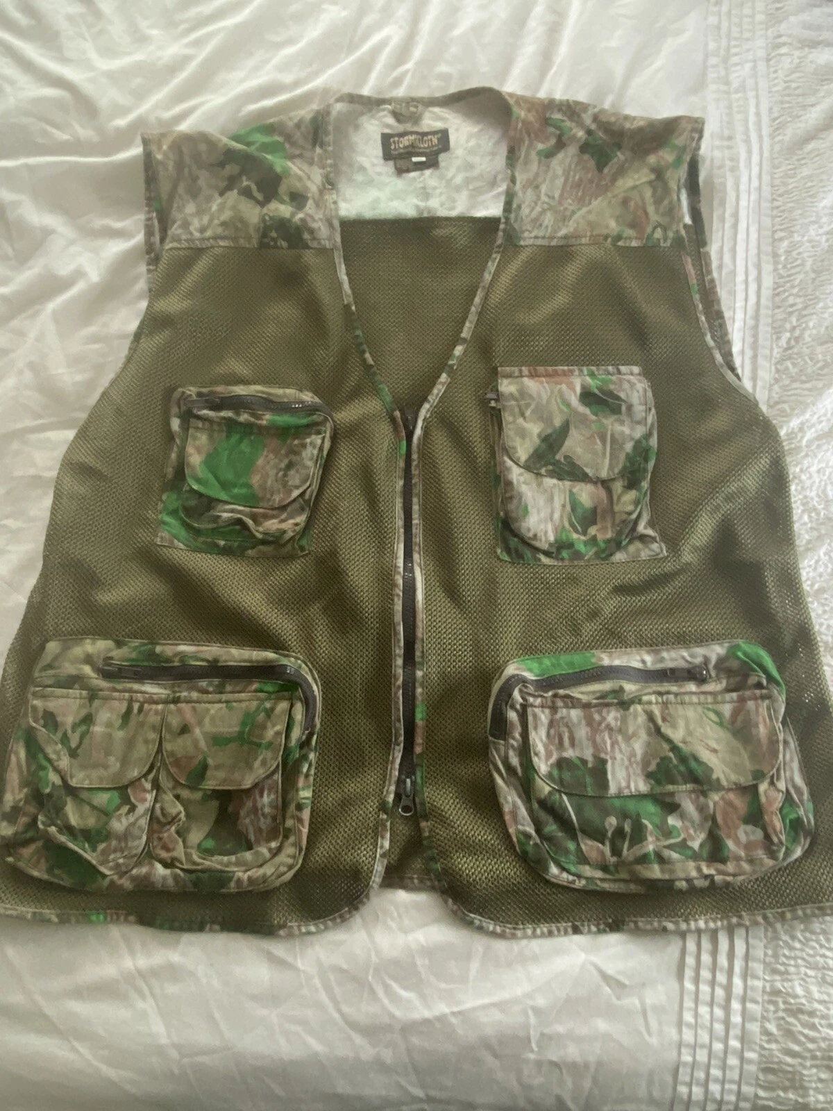 Stormkloth Men’s Hunting Camping Bird Watching Fishing Waistcoat Gilet 3XL VGC