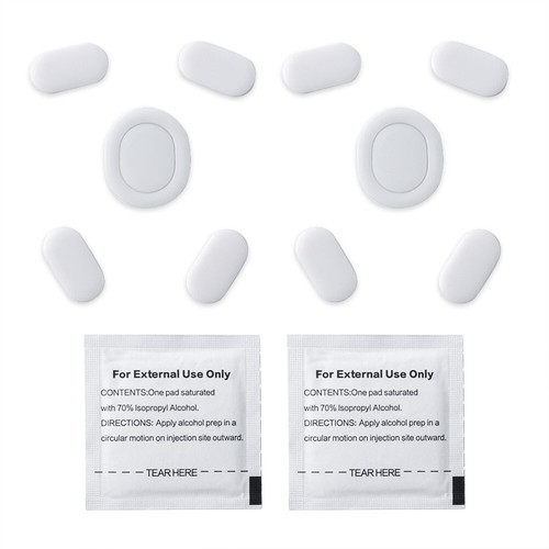 Sets für Logitech G102 GPRO Maus weiß abgerundete gebogene Kanten Mausfüße Skates - Bild 1 von 4