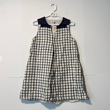 Madewell Womens Dress Size S Multicolor Check Sunray Linen Blend Sleeveless