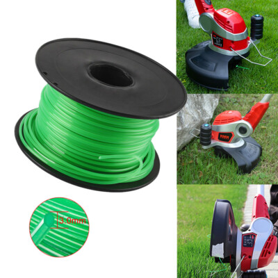 100M Mähfaden Trimmerfäden 3mm Motorsense Trimmerschnur Mowing thread Grün