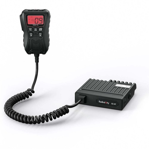 Radioddity CS-47 One Hander CB Radio, LCD Mic with Built-in Speaker, AM/FM - Zdjęcie 2 z 10