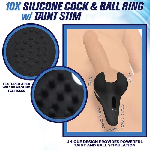Vibrating Cock Ring Penis Ring Vibrator Testicular stimulation Sex Toys for Men - Picture 6 of 11