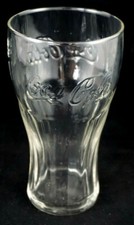 Coca Cola Coke Softdrink Limonade Glas Reliefpr&auml;gung Klassisch Klar 0,3l NEU