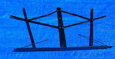 Unbranded Black Fold Up Adjustable Music Stand Shelf Only