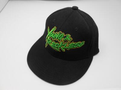 Young & Reckless Vintage Script Flexfit Hat Size S/M RETRO NOS B108