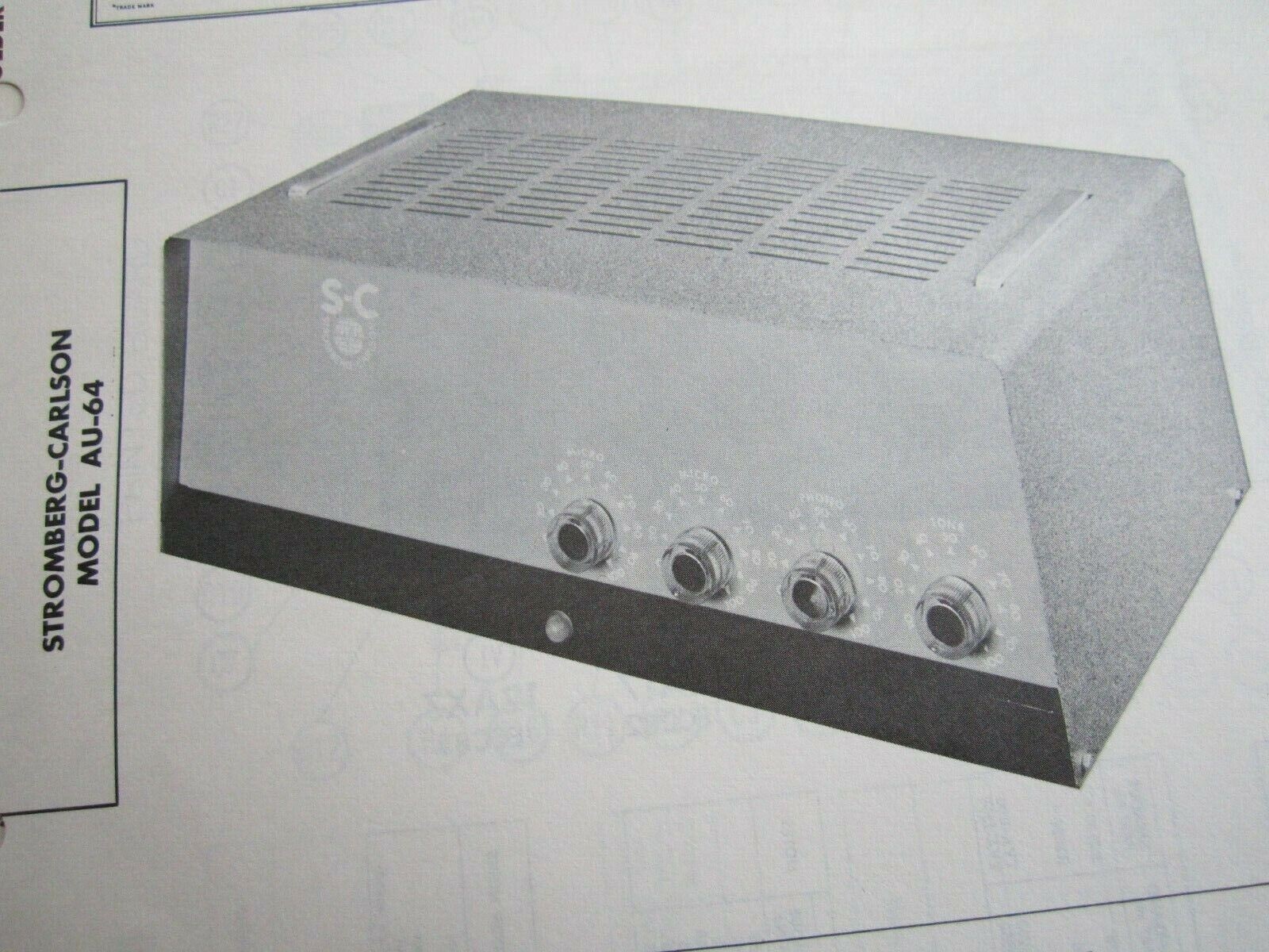 Stromberg-Carlson AU-64 vintage audio equipment - eBay listing photo 2