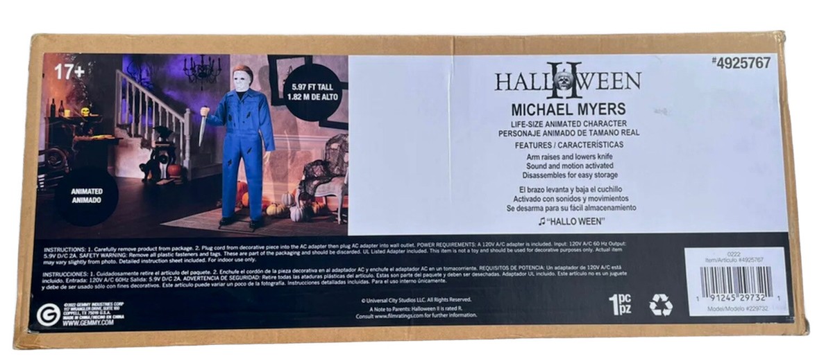 y 専用 S 👻 Life Size Animated Michael Myers Halloween Figure 6ft