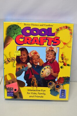 NEW Better Homes & Gardens Cool Crafts CD-ROM Computer Software Macintosh