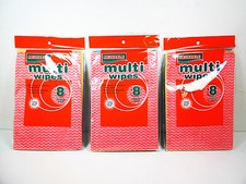 Multi Wipes 24 Reusable Kitchen Cleaning Towels Bathroom Garage Wiping Drying