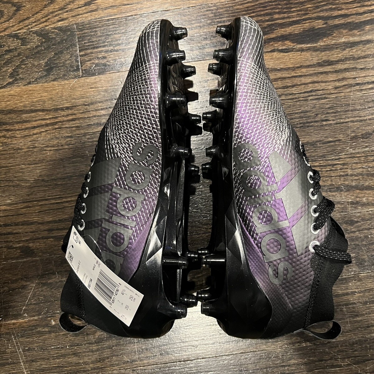 ADIDAS ADIZERO 8.0 FOOTBALL CLEATS BLACK NIGHT/METALLIC  display picture 1