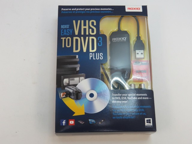 Roxio Easy VHS To DVD 3 Plus Converter 251000 For Sale Online EBay