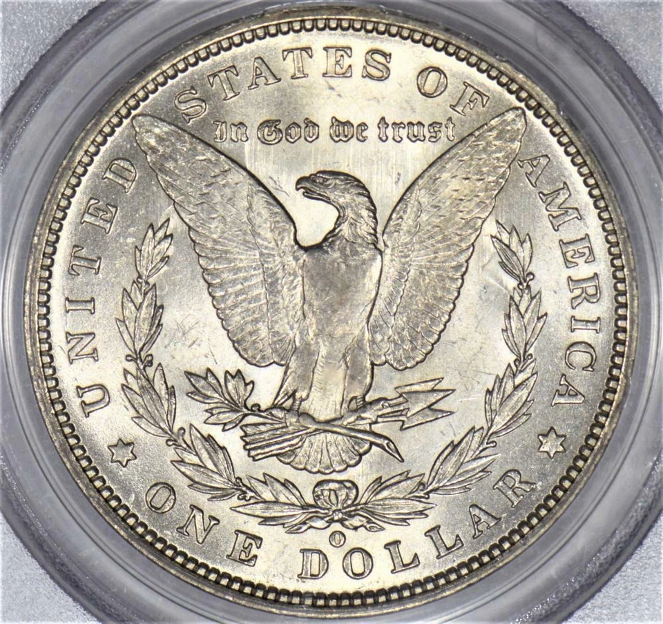 1890-O Morgan Dollar PCGS & CAC AU-55 VAM-1B Die Clash With VAMSeal Label, Rare! - Image 4 of 4