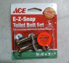Ace 40462 E-Z-Snap Toilet Bowl Set 5/16" x 2-1/4" FREE SHIPPING