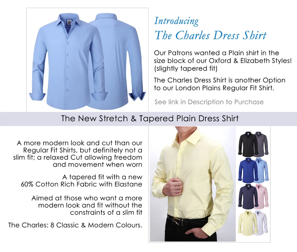 Camicia Uomo,Manica Lunga,Quadri.Stile Oxford Formale o Casual,Collo Button-Down - Immagine 3 di 4