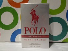 RALPH LAUREN  POLO RED RUSH FOR MEN TOILETTE SPRAY  4.2 OZ SEALED BOX