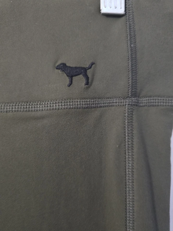 ROSA Victoria's Secret Ultimate Yoga Leggings Cazador Verde y Negro Malla Pequeño Foto 3 de 4