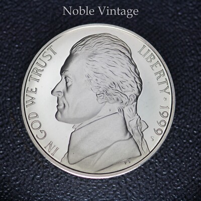1999 S Proof Jefferson Nickel - From a Proof Set