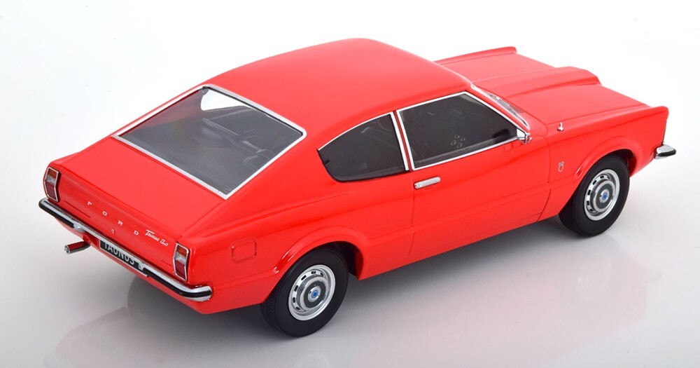 Modèle Réduit 1:18 Ford Taunus L Coupé 1971 Jaune - KK Scale - Neuf Sous Blister