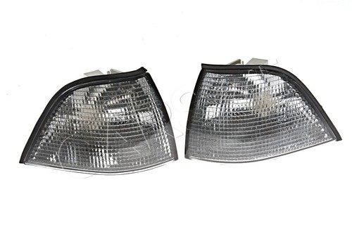 DEPO 00-01 E46 2D Cornering Lights - OE Euro Smoke Clip-On Corner Tu
