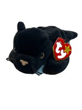 Ty Beanie Baby Velvet Black Panther 1995 Style 4064 PVC Pellets w/ Tag