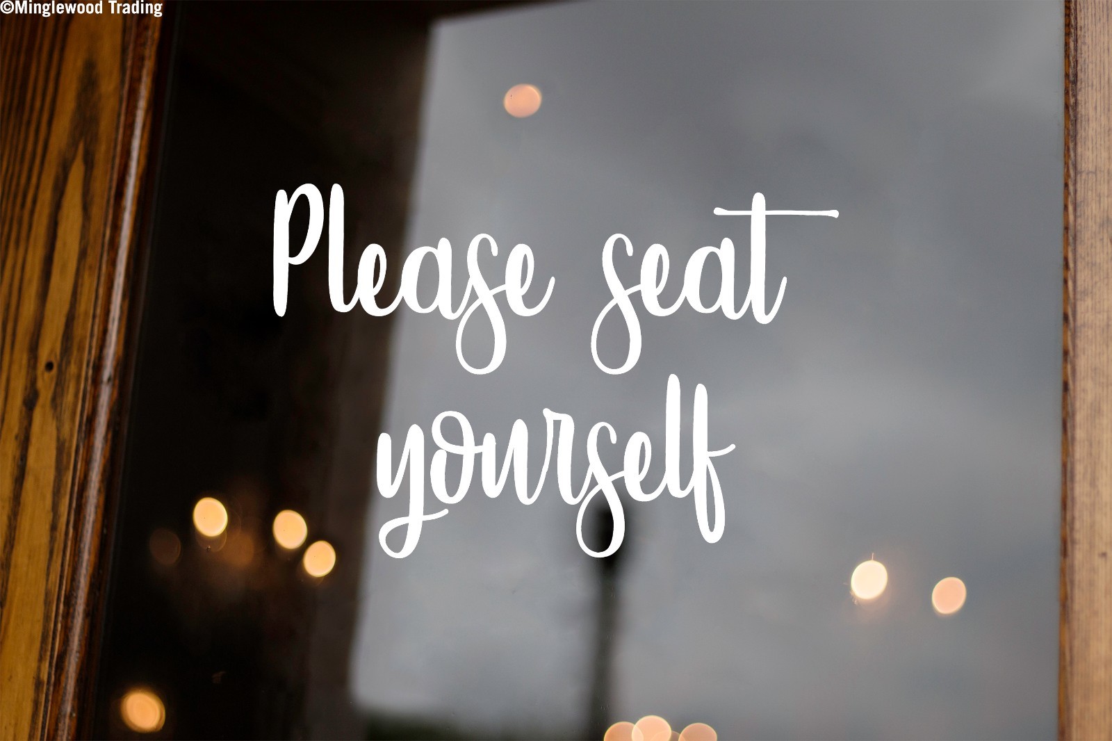 Yourself Vinyl Sticker | Bathroom Toilet Restroom | Die Cut Decal