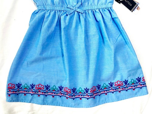 Nautica Girls Sleeveless Summer Dress - NWT - Picture 26 of 31