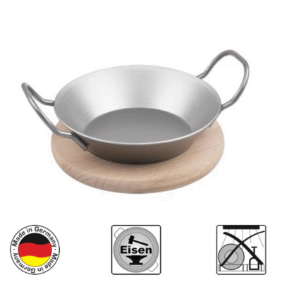 CHG Servierpfanne Ø 24cm edelstahlfarben