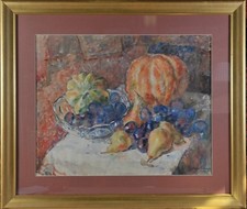 Unknown Central European painter, Fruit still...