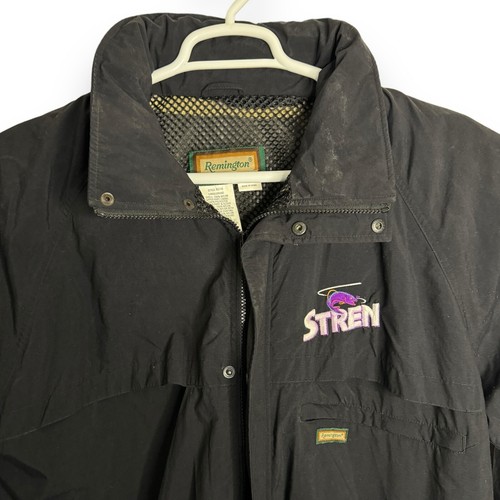 Chaqueta De Colección Stren Pesca Carreras Stren X Remington Chaqueta Negra Talla Grande - Imagen 6 de 15